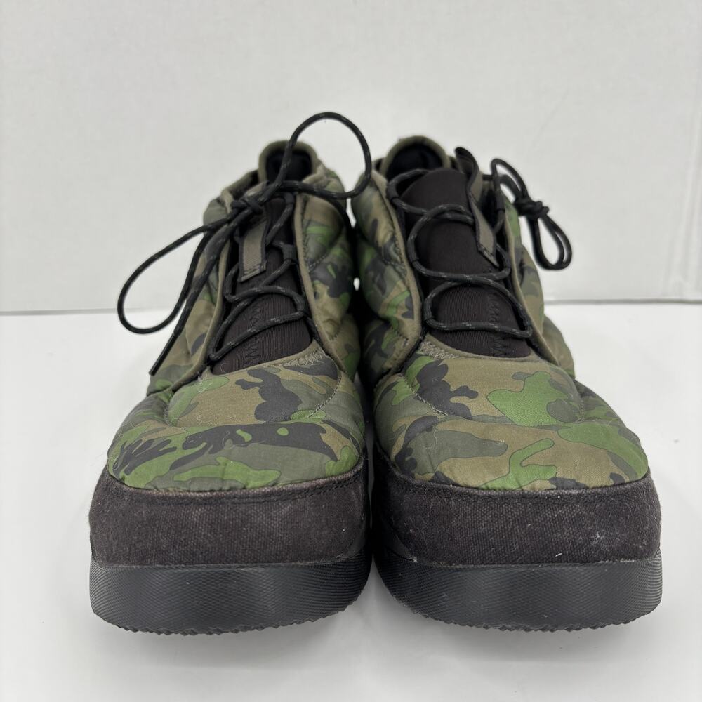 The North Face Chukka Boots Mens Size 10.5 Green Camo Quilted Puffer Insulated - Picture 5 of 8